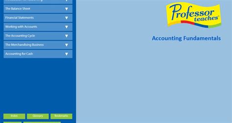 Professor Teaches Accounting Fundamentals