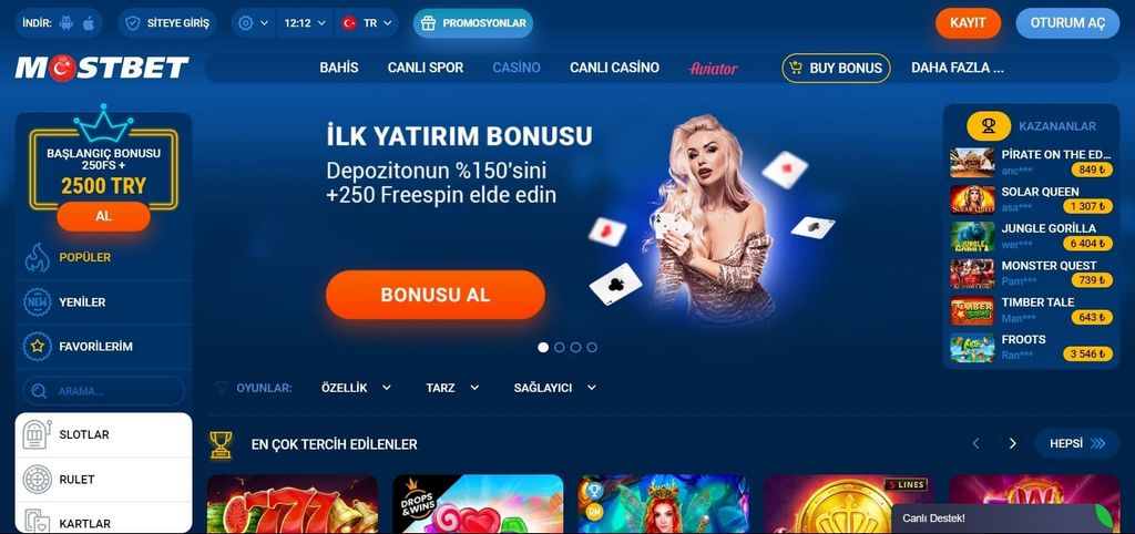 Mostbet Mükafatları və Promosları